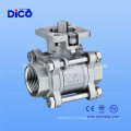 Fil End End Inne Innelesd Steel ISO5211 3pc Ball Valve